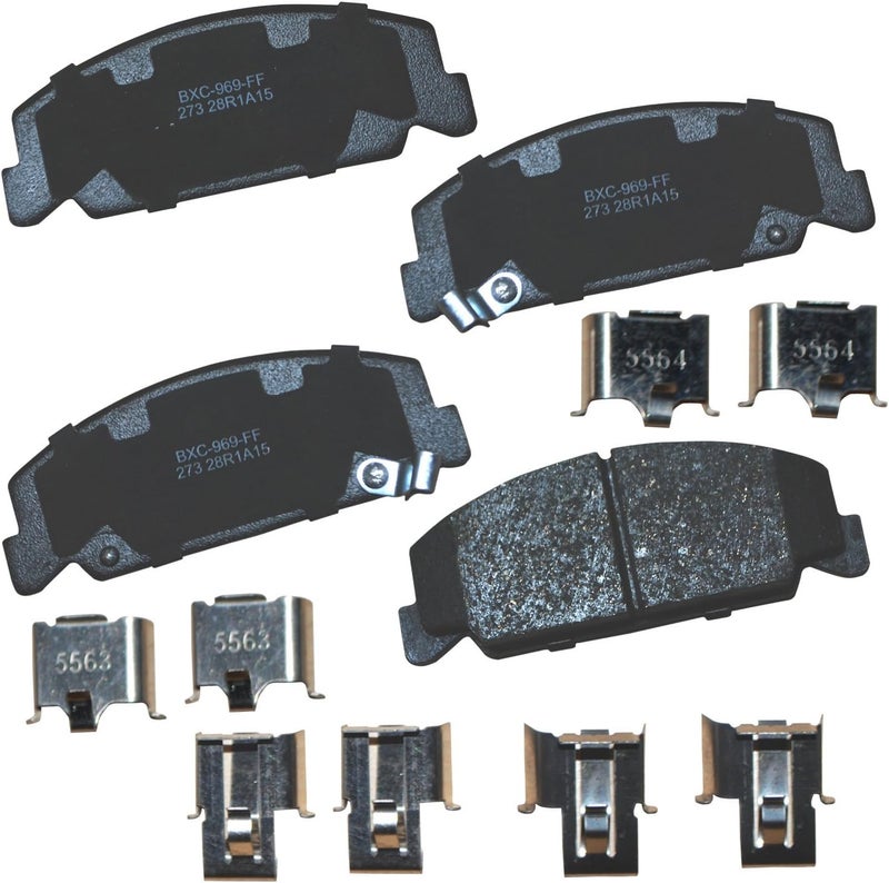 Bendix Premium SBC273 Ceramic Brake Pads for Honda Accord 1985-1984, City 2011-2010, Civic 2000-1988, Civic del Sol 1997-1993, CRX 1991-1988 - Image 1